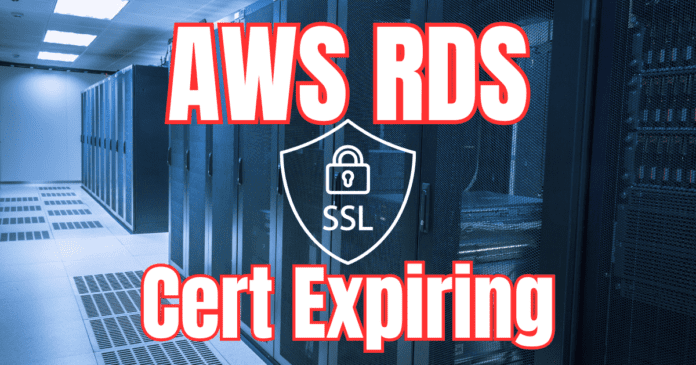 aws rds certificate expiring