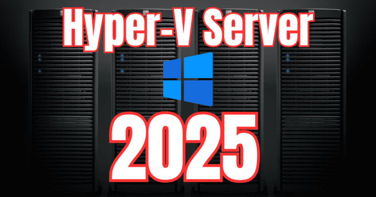 Hyper-V Server 2025 – Roll Your Own Sort Of