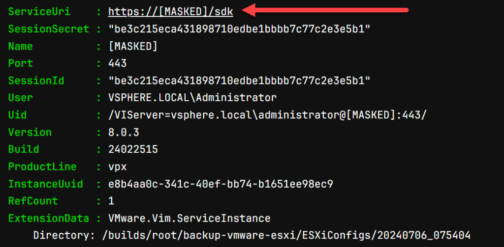 viewing the gitlab ci cd pipeline variables masked in the job logs