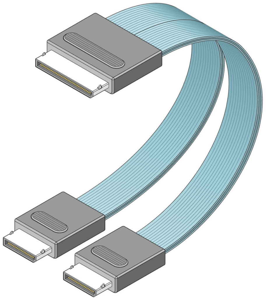 8x to 4x breakout cable