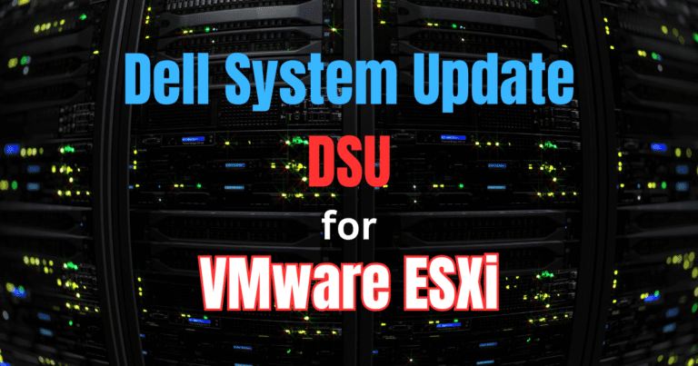 Dell System Update Utility for VMware ESXi Easy Firmware Updates