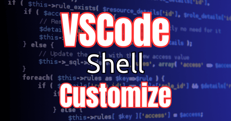 How to Change Integrated Shell in VSCode