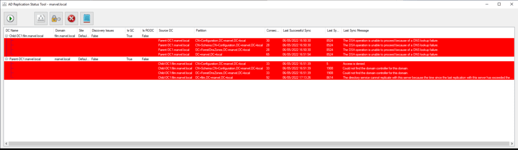 analyzing errors with the new tool