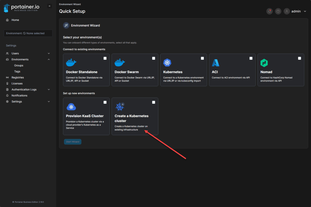 create a microk8s cluster with portainer