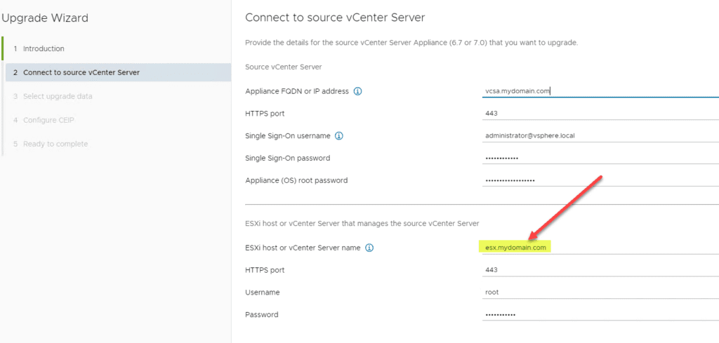 resolution is to use a hostname instead of an ip address in the esxi host or vcenter server name